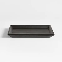 Memento Small Ebonized Wood Tray
