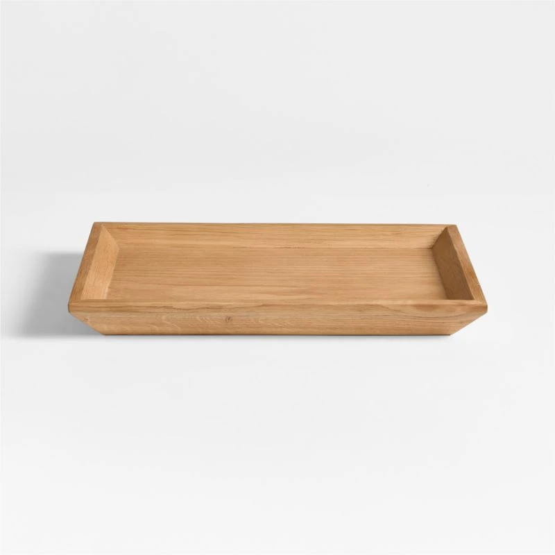 Memento Small Natural Oak Wood Tray