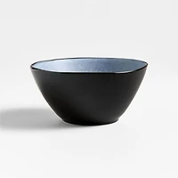 Mercer Arctic Blue Recycled Stoneware Cereal Bowls, Set of 8