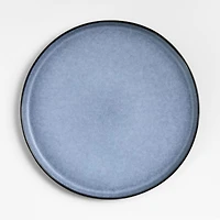 Mercer Arctic Blue Recycled Stoneware Dinner Plates, Set of 8