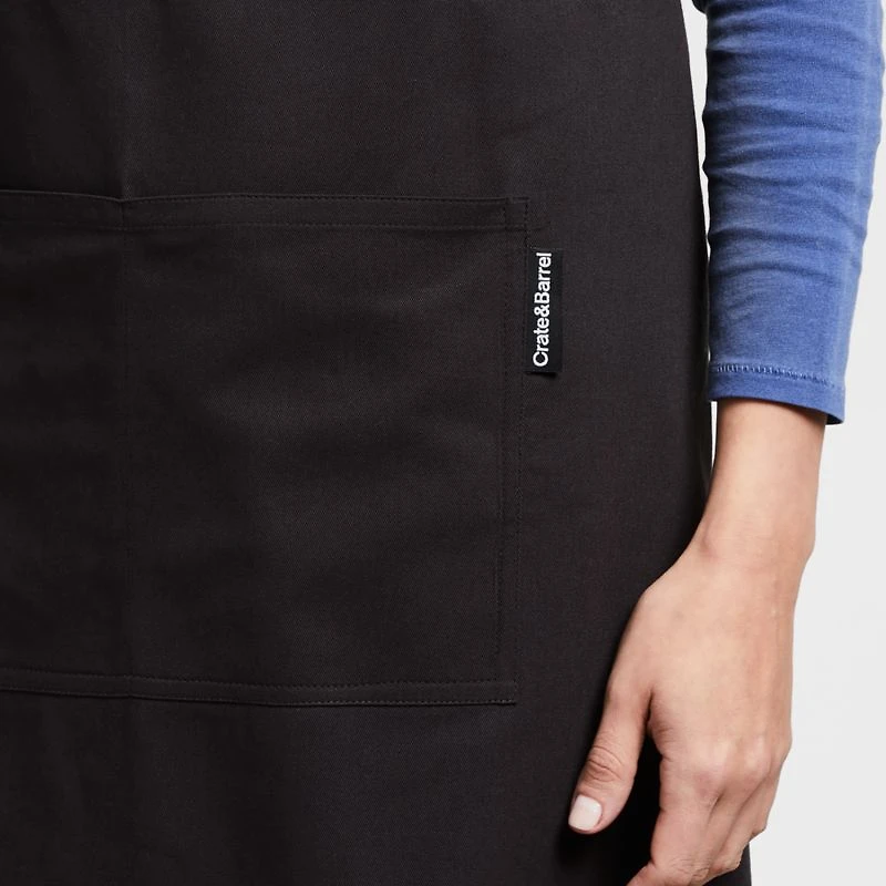 Mercer Black Organic Cotton Apron