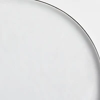 Mercer Black Rim Round Porcelain Dinner Plate