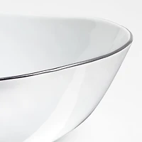 Mercer Black Rim Porcelain Low Bowl