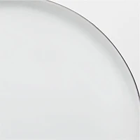 Mercer Black Rim Round Porcelain Salad Plates, Set of 8