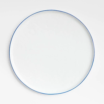 Mercer Rim Round Porcelain Dinner Plate