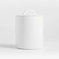 Mercer White Porcelain Medium Canister