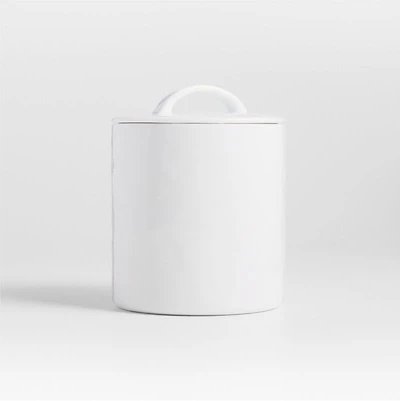 Mercer White Porcelain Small Canister