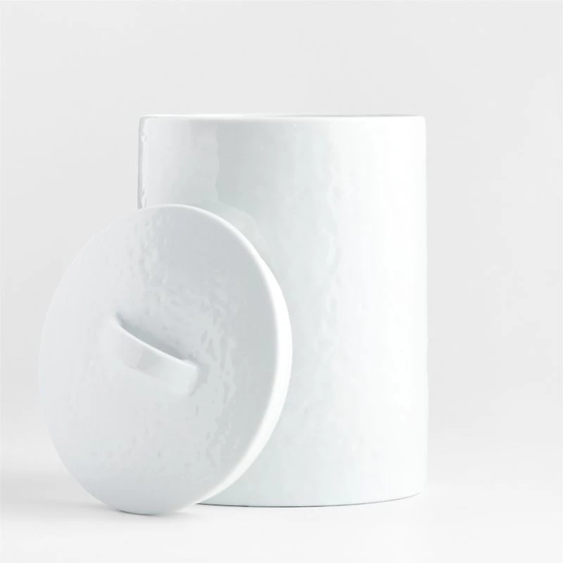 Mercer White Porcelain Extra-Large Canister