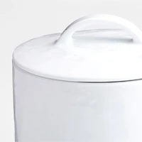 Mercer White Porcelain Extra-Large Canister
