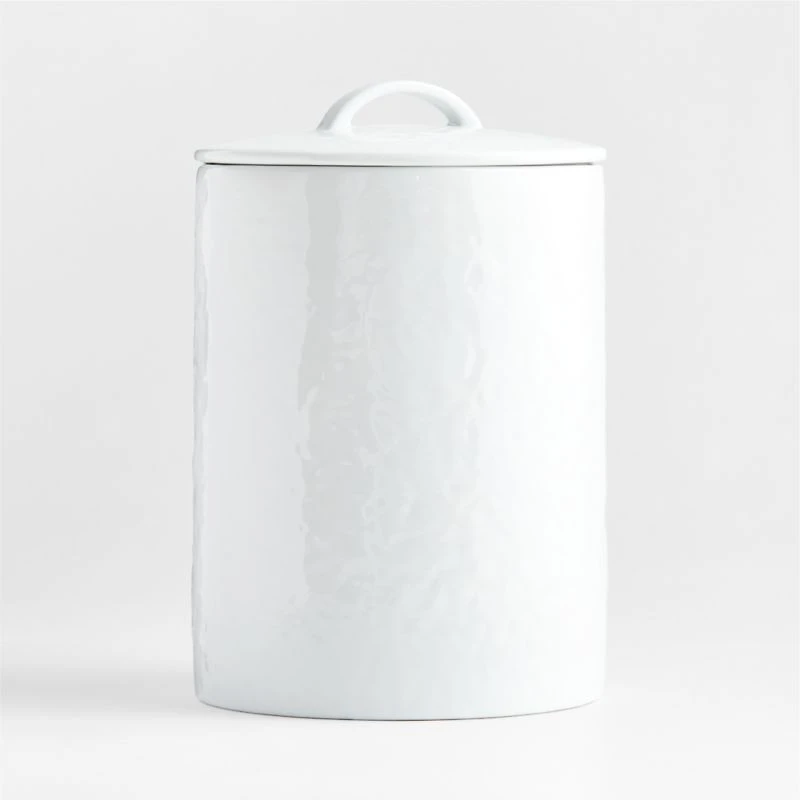Mercer White Porcelain Extra-Large Canister