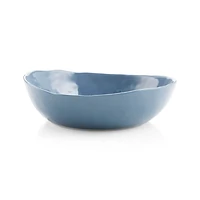 Mercer Denim Blue Porcelain Low Bowl