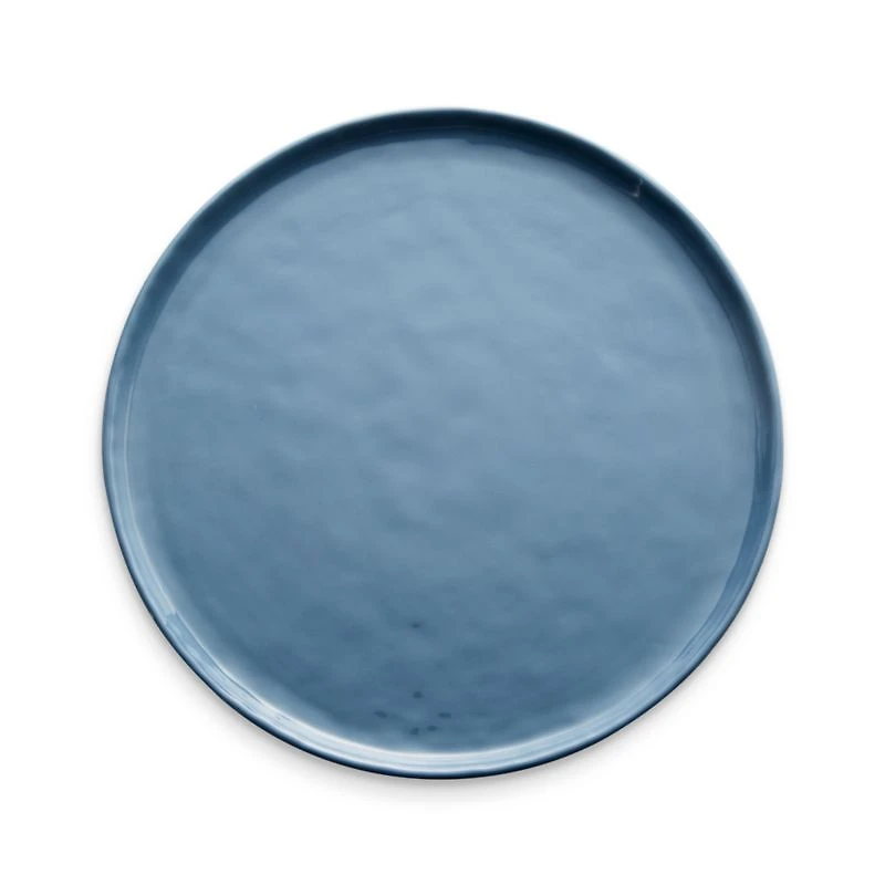 Mercer Denim Blue Round Porcelain Dinner Plate