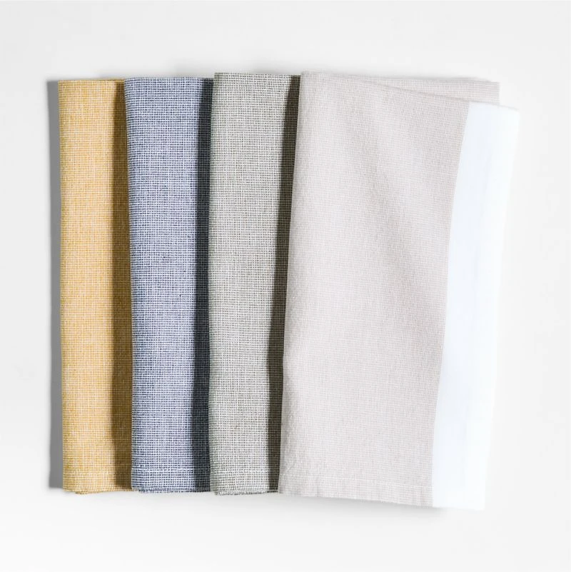 Mercer Saffron Yellow Organic Cotton Dinner Napkin