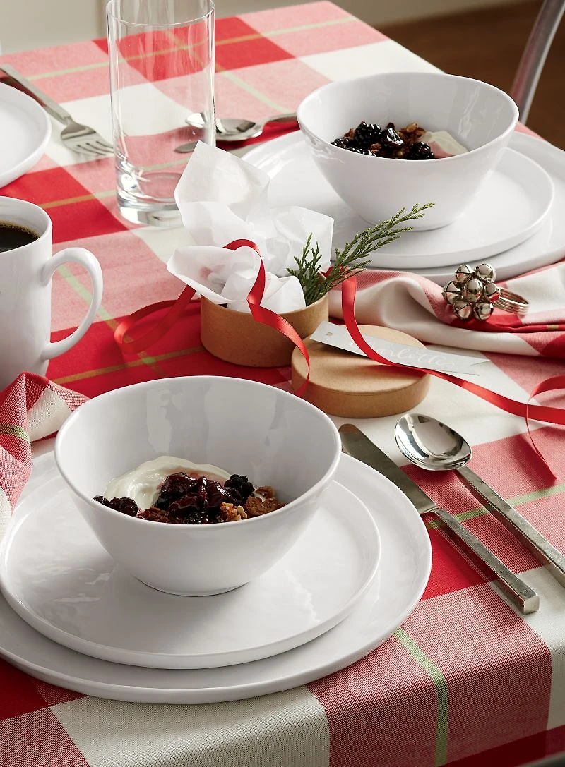 Mercer White Porcelain Cereal Bowls, Set of 8