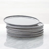 Mercer Grey Round Porcelain Dinner Plate