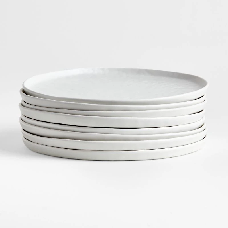 Mercer Matte White Porcelain Dinner Plate