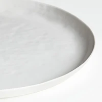 Mercer Matte White Porcelain Round Platter