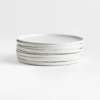 Mercer Matte White Porcelain Salad Plates, Set of 8