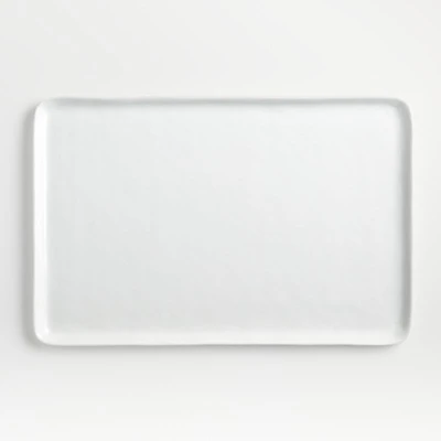 Mercer White Rectangle Porcelain Platter