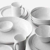 Mercer White Porcelain 5" Mini Bowls, Set of 8