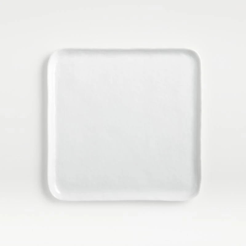Mercer White Square Porcelain Salad Plates, Set of 8