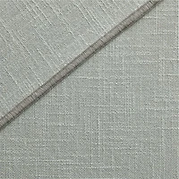 Mist Blue Organic Cotton Merrow Stitch Blackout Window Curtain Panel 52"x84"