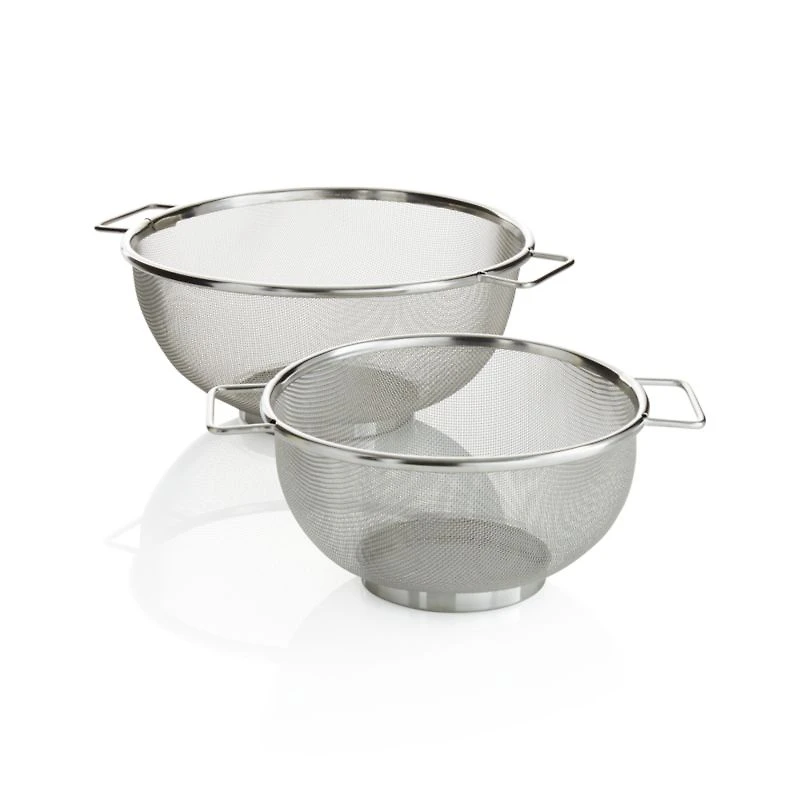 Set of 2 Mesh Colanders