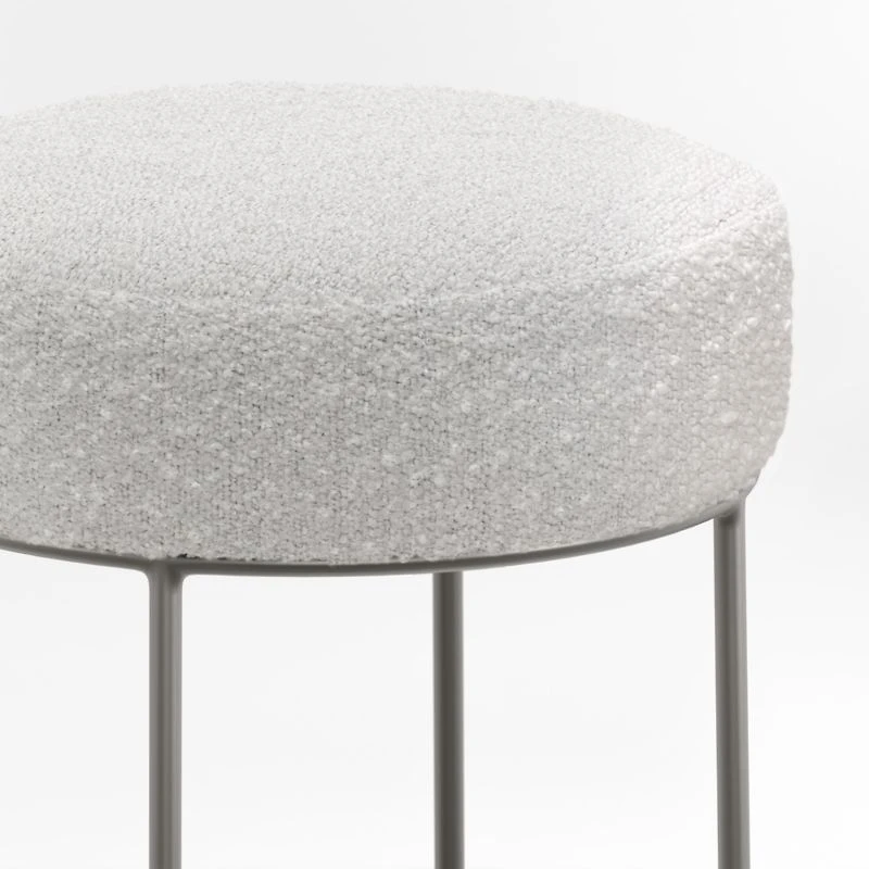 Meyer Dark Pewter Metal Counter Stool