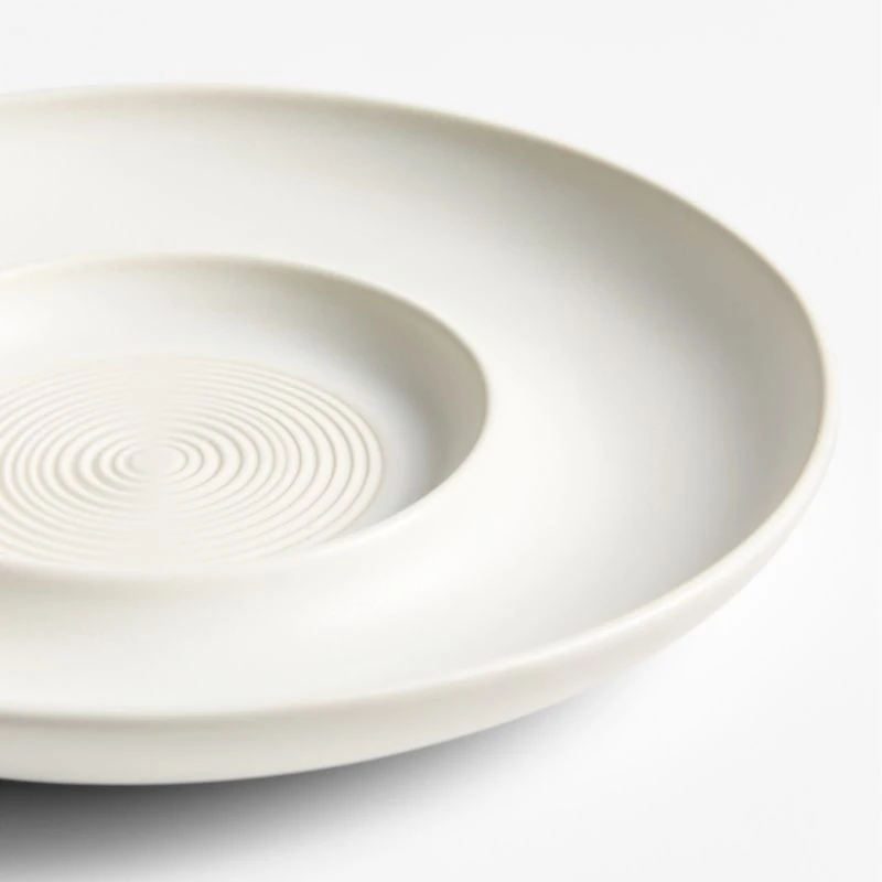 Mezze Ceramic Tapas Oil and Garlic Dipping Platter