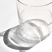 Mid-Ridged Medium Drinking Glass