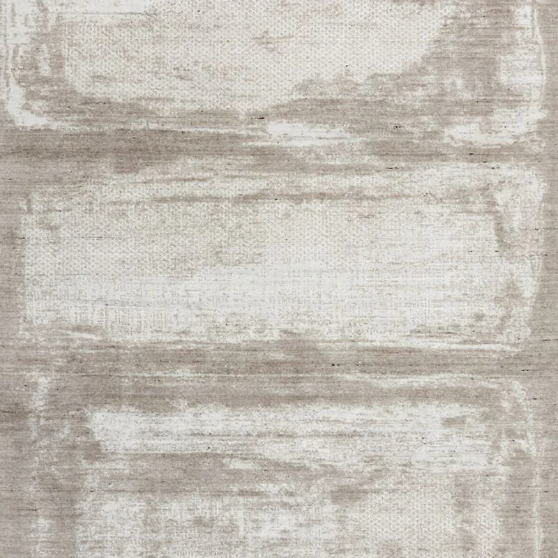 Milano Wool and Viscose Hand-Knotted Brown Area Rug 10'x14'