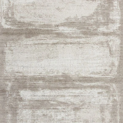 Milano Wool and Viscose Hand-Knotted Brown Area Rug 10'x14'
