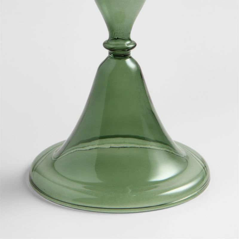Milano Large Glass Taper Candle Holder 12.5