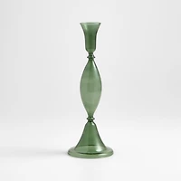 Milano Large Glass Taper Candle Holder 12.5