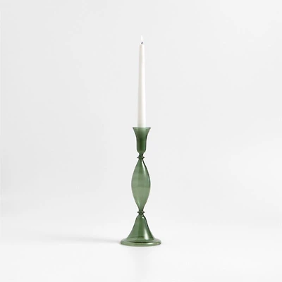 Milano Large Glass Taper Candle Holder 12.5