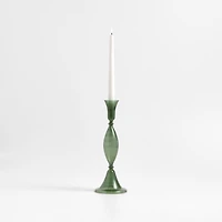 Milano Large Glass Taper Candle Holder 12.5