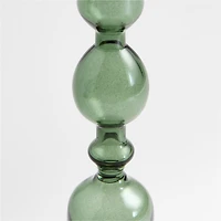 Milano Medium Glass Taper Candle Holder 9.3