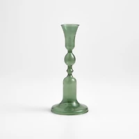 Milano Medium Glass Taper Candle Holder 9.3