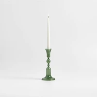 Milano Medium Glass Taper Candle Holder 9.3