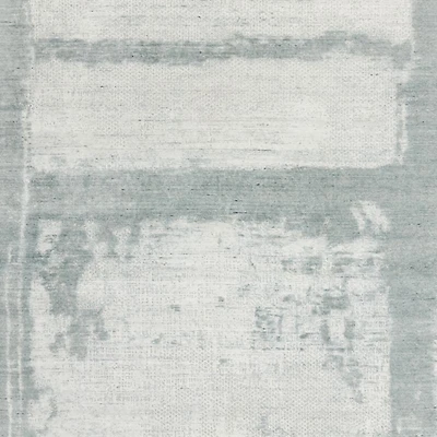 Milano Wool and Viscose Hand-Knotted Turquoise Blue Area Rug 9'x12'