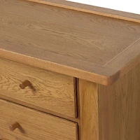 Millbrook 85" Natural Light Oak 10-Drawer Dresser