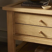 Millbrook 38" Natural Light Oak Nightstand