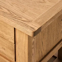 Millbrook 38" Natural Light Oak Nightstand