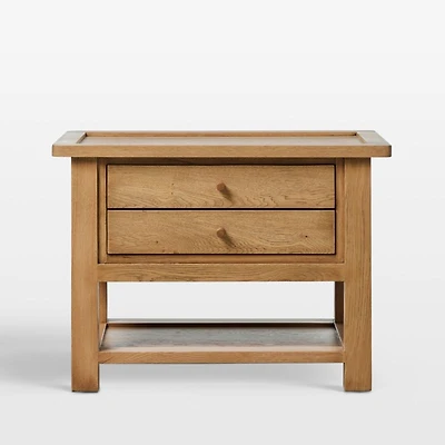 Millbrook 38" Natural Light Oak Nightstand