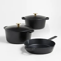 Milo by Kana Cast Iron Cookware Ultimate Skillet 10" Black