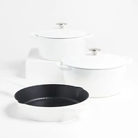 Milo by Kana Cast Iron Cookware Classic 5.5qt Dutch Oven White
