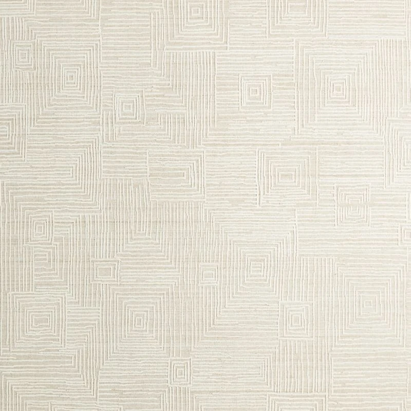Milos Wool and Viscose Handwoven Sand Brown Area Rug 9'x12'