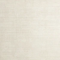 Milos Wool and Viscose Handwoven Sand Brown Area Rug 9'x12'