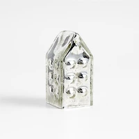 Medium Mercury Glass Holiday House