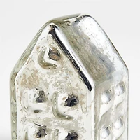 Medium Mercury Glass Holiday House